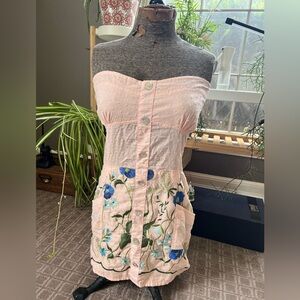 Adorable one of a kind Peach Mini Dress